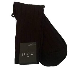 J.Crew Black Classic dress socks